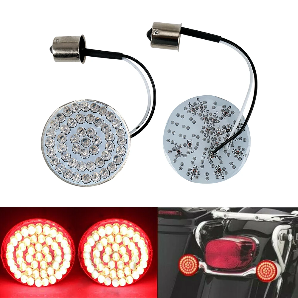 

2PCS Motorcycle LED Indicator Rear Turn Signal Light for Harley Davison Dyna Breakout Electra Glide Fatboy Heritage Softai