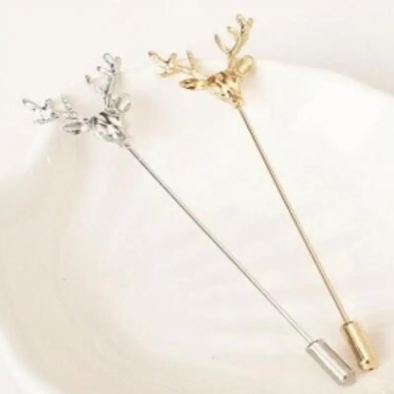 

Ornaments Retro Deer Plug Long Needle Models Brooch Men Small Suit Plug Brooch Brooches For Women Pins Brooch Wholesale