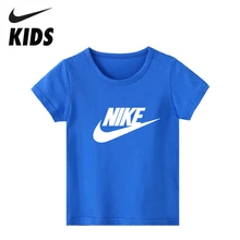 ナイキ子供 tシャツ半袖の綿の子供 tシャツシャツカジュアル子供服子供のための 2Y-10Y(China)