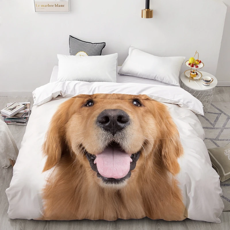 3D пододеяльник, одеяло/одеяло случае двойной/королева/король, постельные принадлежности на заказ/220x240/200x200, животное ленивый кот, Прямая поставка - Цвет: pet-10