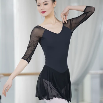 

Ballet practice clothing adult dance clothing female Basic Training art test body gymnastics clothing air yoga jumpsuit with