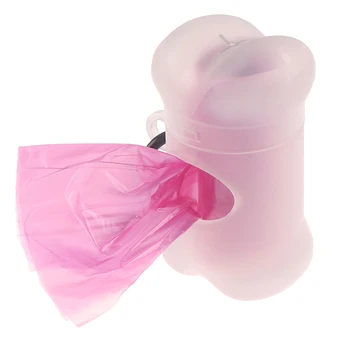 

1Set Dog Waste Poop Bag Degradable Eco-Friendly Outdoor Pet Excrement Garbage Clean Bags With Bone Dispenser