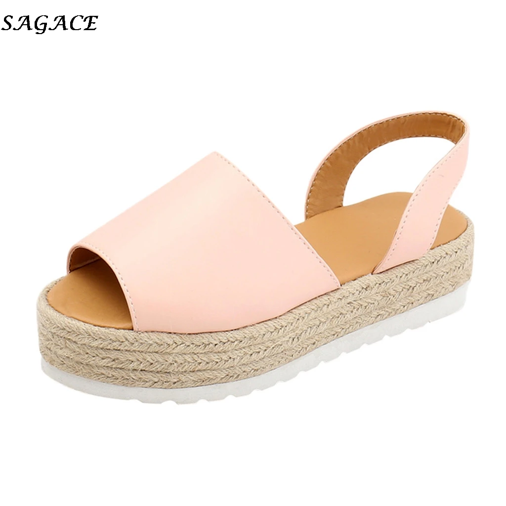 woven bottom sandals