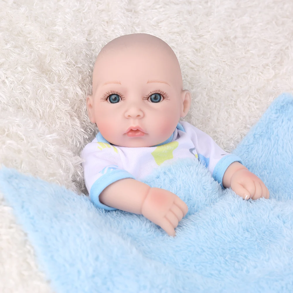 KAYDORA Twins Mini Reborn реалистичные детские куклы 10 дюймов 25 см полное тело виниловые для