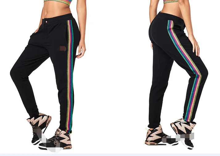 P899 black new trousers women running clothes cargo pants trousers running pants Glam Sweatpants unisex pants bottom P899 - Цвет: P899 black