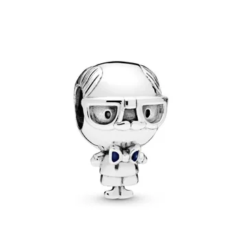 

100% 925 Sterling Silver 2019 Chinese New Year Mother'S Day 798013EN188 Grandpa Charm Beads Free Package