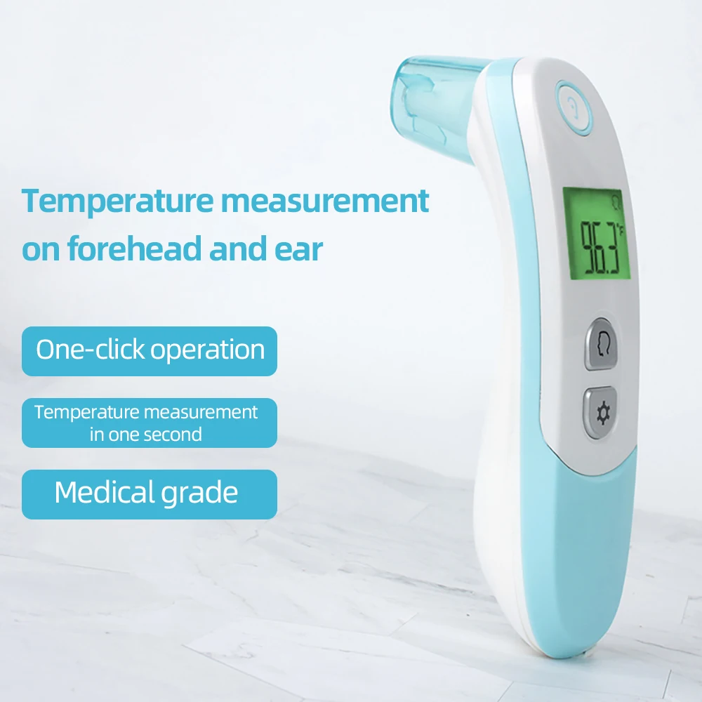 

Baby Thermometer Infrared Digital LCD Body Measurement Forehead Ear Non-Contact Adult Body Fever IR Children Termometro