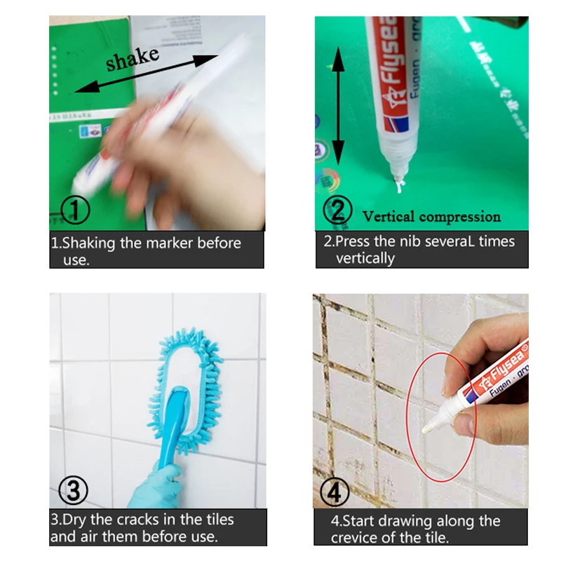 Маркер для заточки плитки 1 шт. ручка ремонта заправка водостойкие наполнители