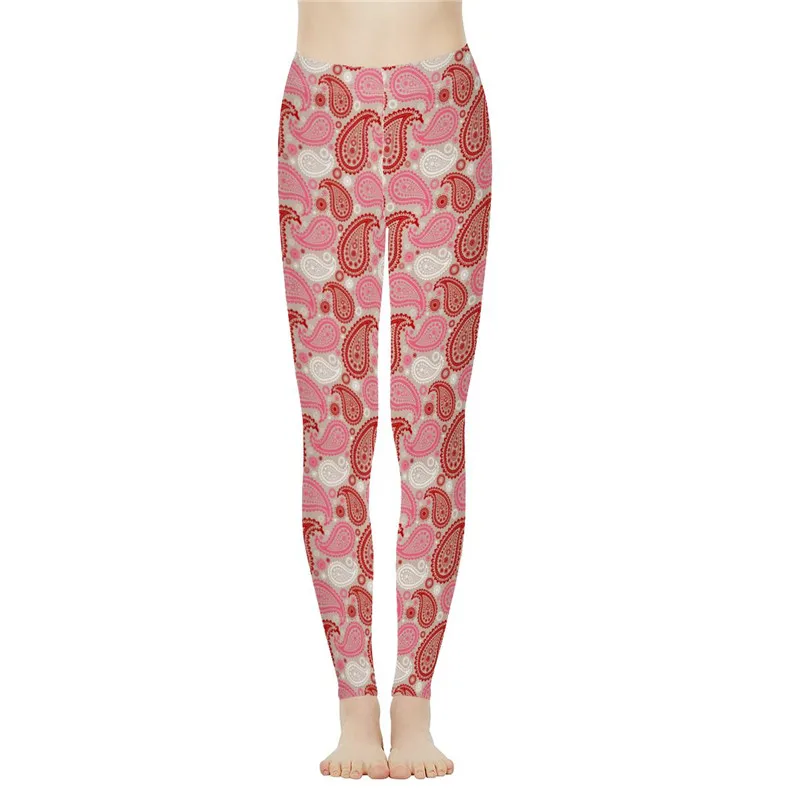 

Sexy Leggings Paisley Pattern Women Fitness Leggings Plus Size Push Up Pants High Waist Sweatpant Fitness Roupa Feminina
