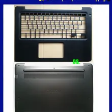 Новая верхняя крышка для клавиатуры palmest+ Нижняя основа корпуса для Dell vostro 14 5000 5481 V5481 верхний чехол+ нижняя крышка, черный