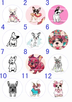 

Handmade Colorful picture Round Glass Cabochons Refrigerator magnet for Necklace Decoration and Phone Chain Accessaries235