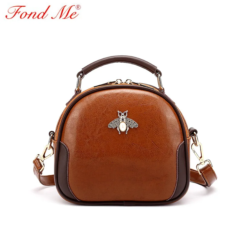New Fashion Bee Decoration Solid Color Portable Shoulder Messenger Bag | Багаж и сумки