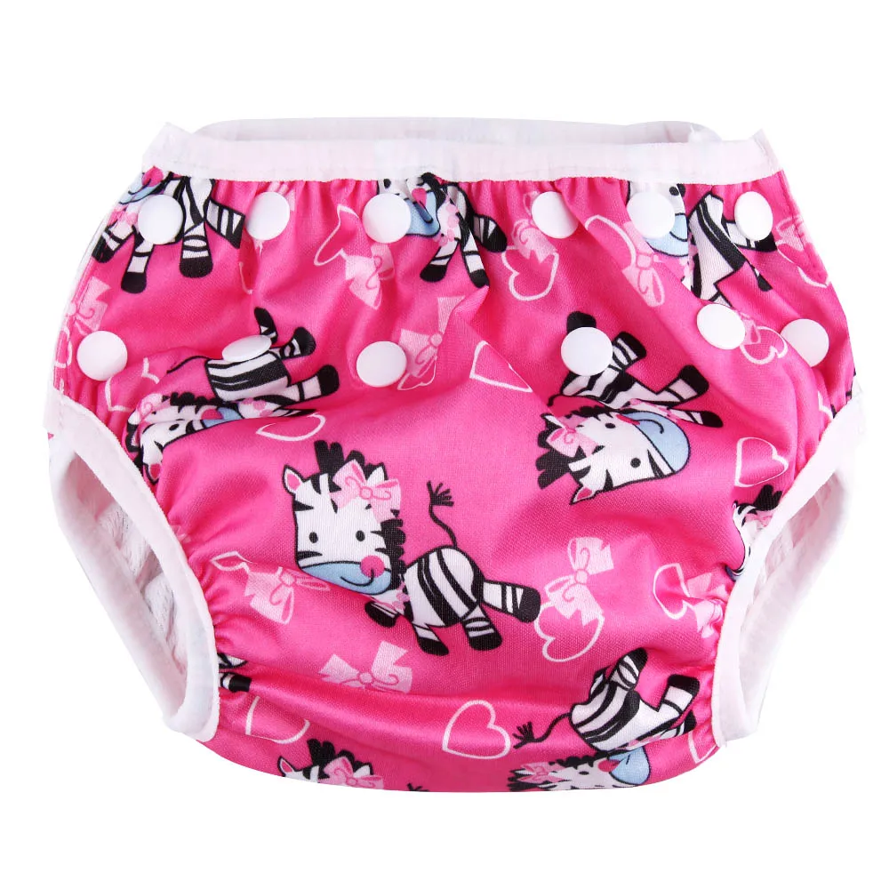 Waterproof Baby Cloth Diaper Cover Kid Swimming Pants Diaper Nappies Nappy Changing Reusable Baby Diapers Cotton Training Pants - Цвет: 4