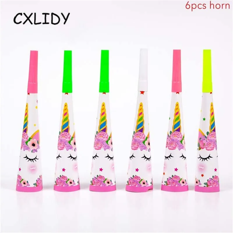 Rainbow Unicorn Cupcake Wrappers Cake Topper Happy Birthday Party Cake Decorations Kids Baby Shower Unicorn Party Supplies GM001 (30)