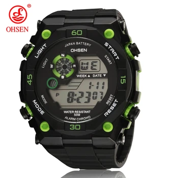 

OHSEN Top Brand Luxury Sport Watch Men Digital Watches 5Bar Waterproof Military Multifunctional Wristwatches Relogio Masculino