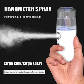 

Face Steamer 30ml Nano Facial Sprayer USB Charging Handy Facial Humidifier Facial Steamer Nano Mist Sprayer beauty tools