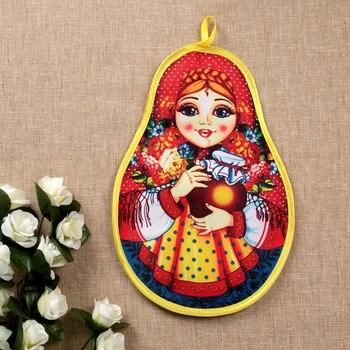 

Potholder "Matryoshka with a pot", souvenir, 29x20 cm 3292736