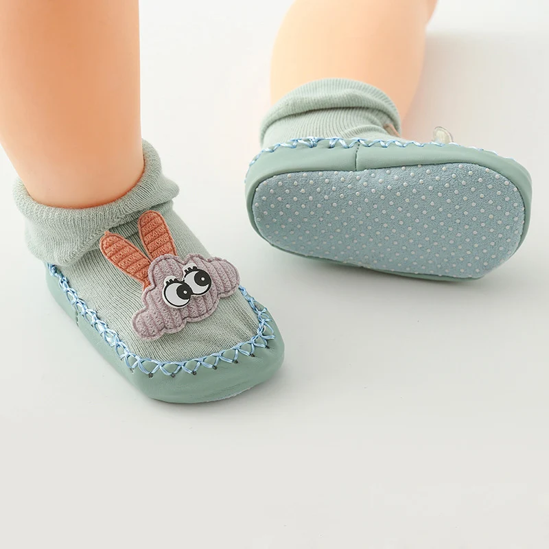 Baby soft soled shoes new born Baby Socks With Rubber Soles Infant Shoes Baby Floor Socks Anti Slip Soft Sole Sock Spring Autumn