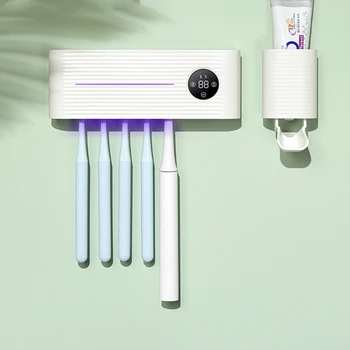 

Xiaomi sothing UV Light Toothbrush Sterilizer Holder Inhibit bacterial Tooth Brush Antibacteria Automatic Toothpaste Dispenser