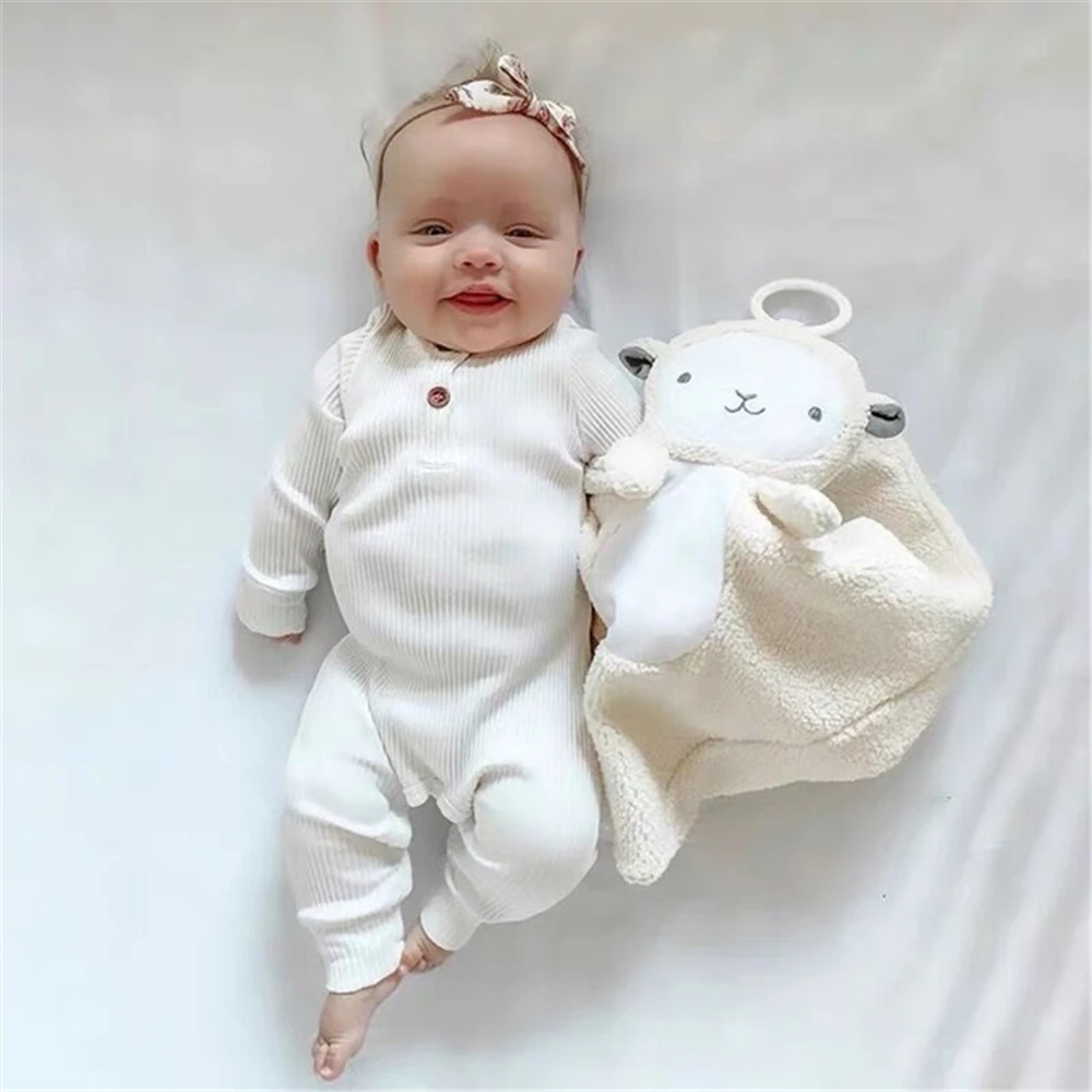 Opperiaya Newborn Baby Boy Girl Knitted Romper Tie Dye Long Sleeve Button Jumpsuit Bodysuit One Piece Outfit Clothes 