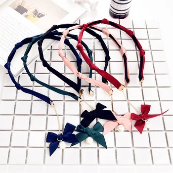 

Ladies Stylish Pearl Feathers Tassel Pendant Multiple Styles Head Wear Adjustable Length Hair Bands Wild Girls Hair Accessories