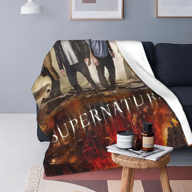 Supernatural Movie Knitted Blankets Carry on My Wayward Son Sam Dean  Castiel Plush Throw Blanket Bed Sofa Soft Warm Bedspreads - AliExpress