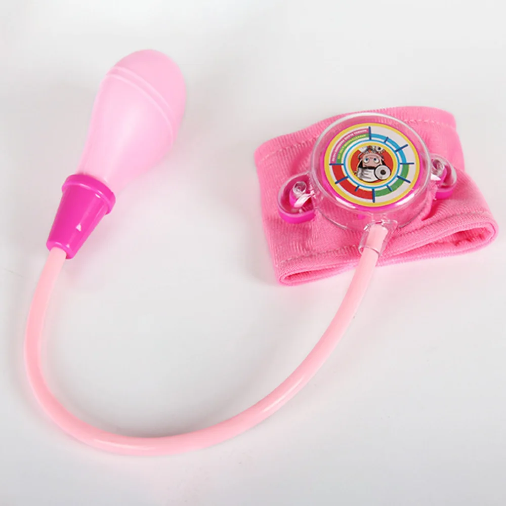 

Kids Pretend Toy Simulation Doctor Medical Toys Kit Doctor Nurses Cute Blood Pressure Meter Toys Kit for Children Gift New