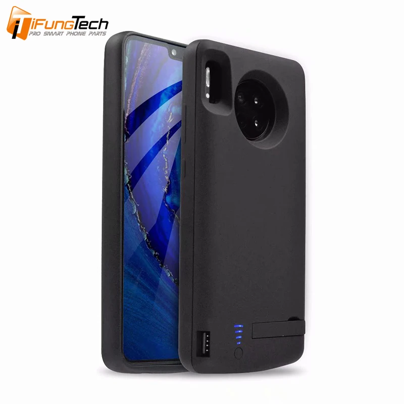 Mate 30 5000 мАч чехол с зажимом на заднюю панель для huawei mate 30 ударопрочный расширенный внешний аккумулятор чехол тонкий чехол для зарядного устройства 4 5G