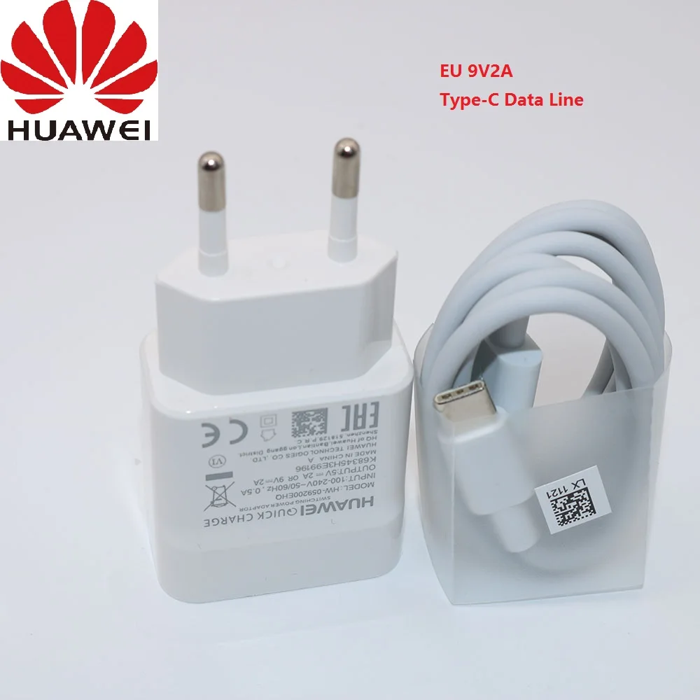 Оригинальное быстрое зарядное устройство Huawei ЕС QC 2 0 адаптер для быстрой зарядки