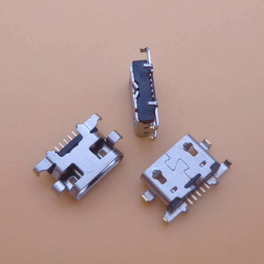 

50pcs Micro mini USB jack Socket Connector charging port dock plug replacement repair parts for Lenovo K5 note K32 c36U