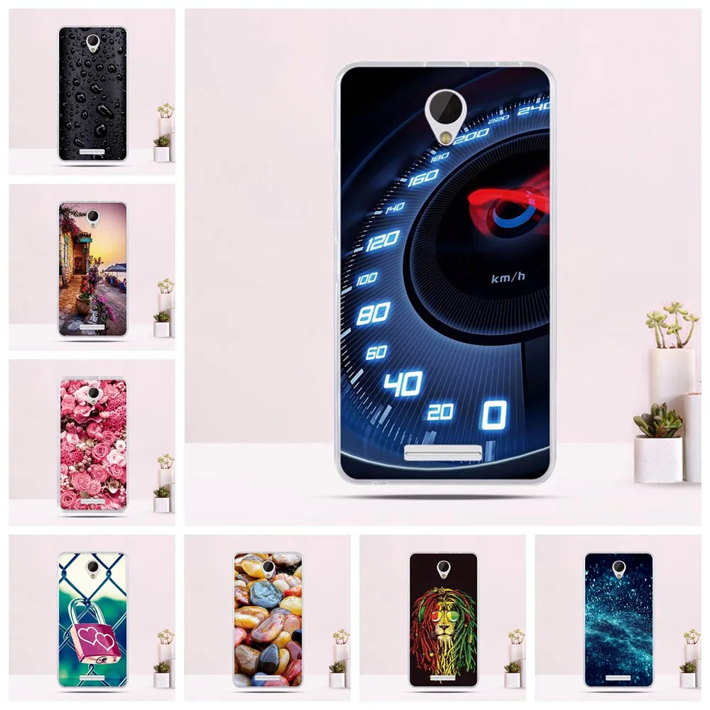 Задняя крышка для Lenovo A5000 Силиконовый ТПУ чехол телефона ультра тонкий милый кот