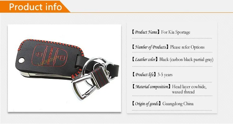 Luckeasy кожаный чехол для ключа автомобиля для KIA SPORTAGE 2011 2012 2013 кошелек держатель дистанционного ключа key2a