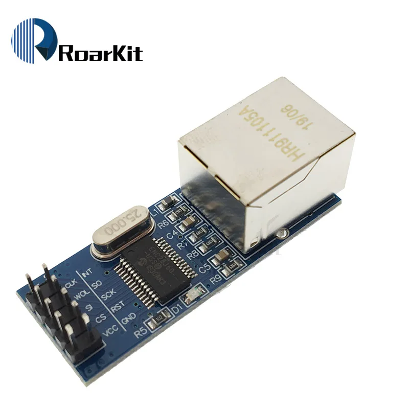 Бесплатная доставка Мини модуль локальной сети ENC28J60 для Arduino 51 AVR SPI PIC STM32 LPC