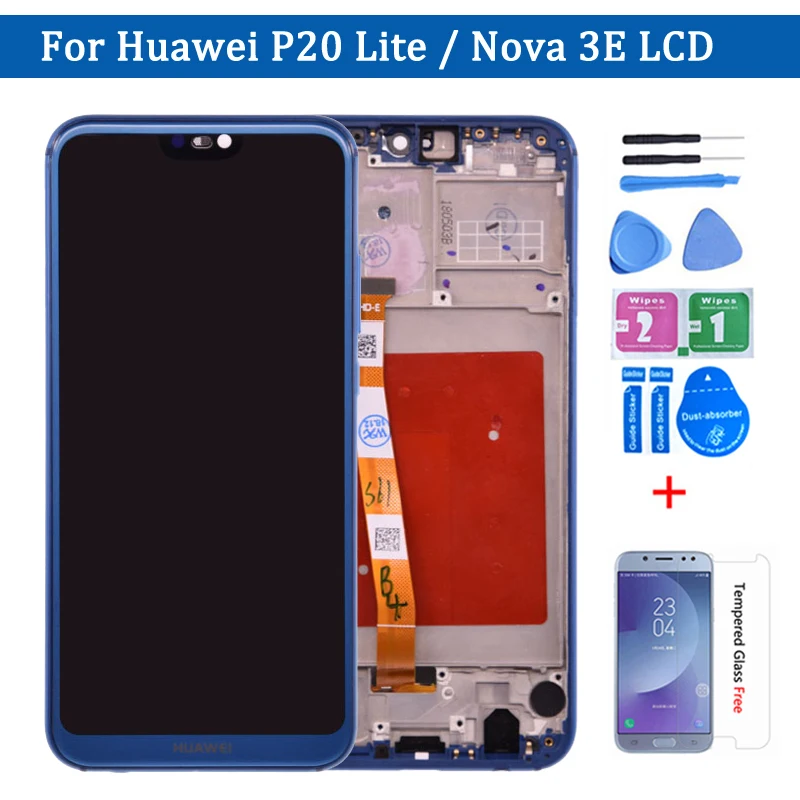 5 84 ''оригинальный для Huawei P20 Lite ЖК дисплей сенсорный экран панель дигитайзер