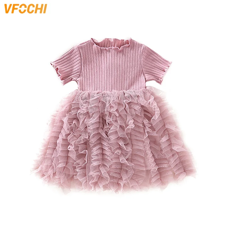 

VFOCHI Girl Dresses Ball Gown Summer Children Clothes Lace Baby Girls Princess Dress Fashion Kids Dress for Girls Party Dress