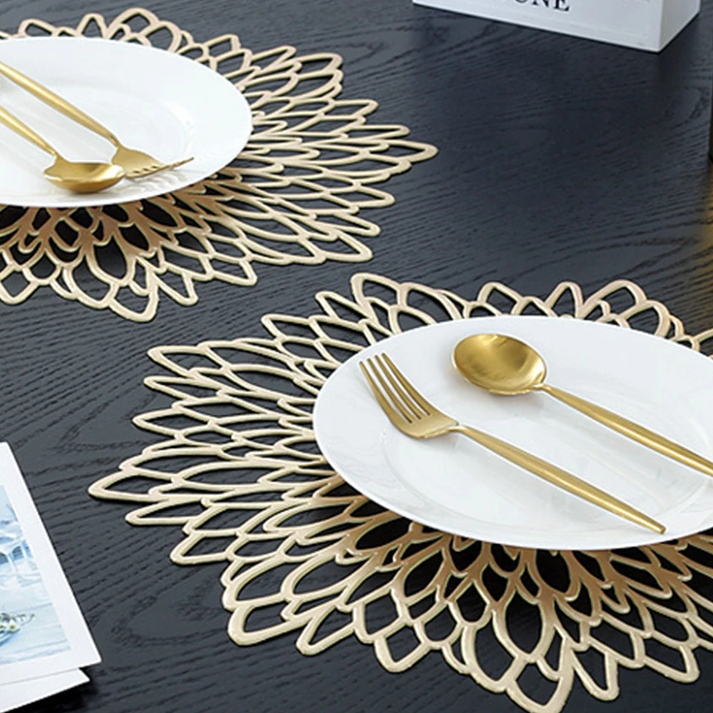 Buy 4pc Pvc Insulation Coaster Pads Placemats Kitchen Table Place Mats Heat Resistant Placemat Non Slip Bowl Mats For Home Wedding Online At Lowest Price In Guatemala