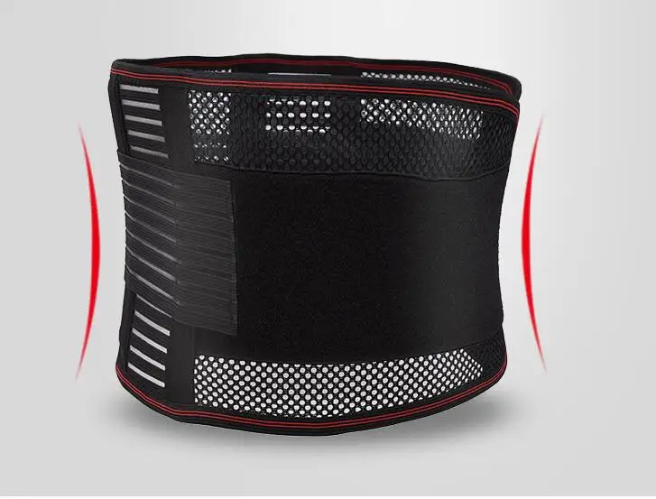 Back Support Brace Neoprene Support Lumbar Lower Brace Waist Belt for Back Slipped Disc Pain Relief Plus Size
