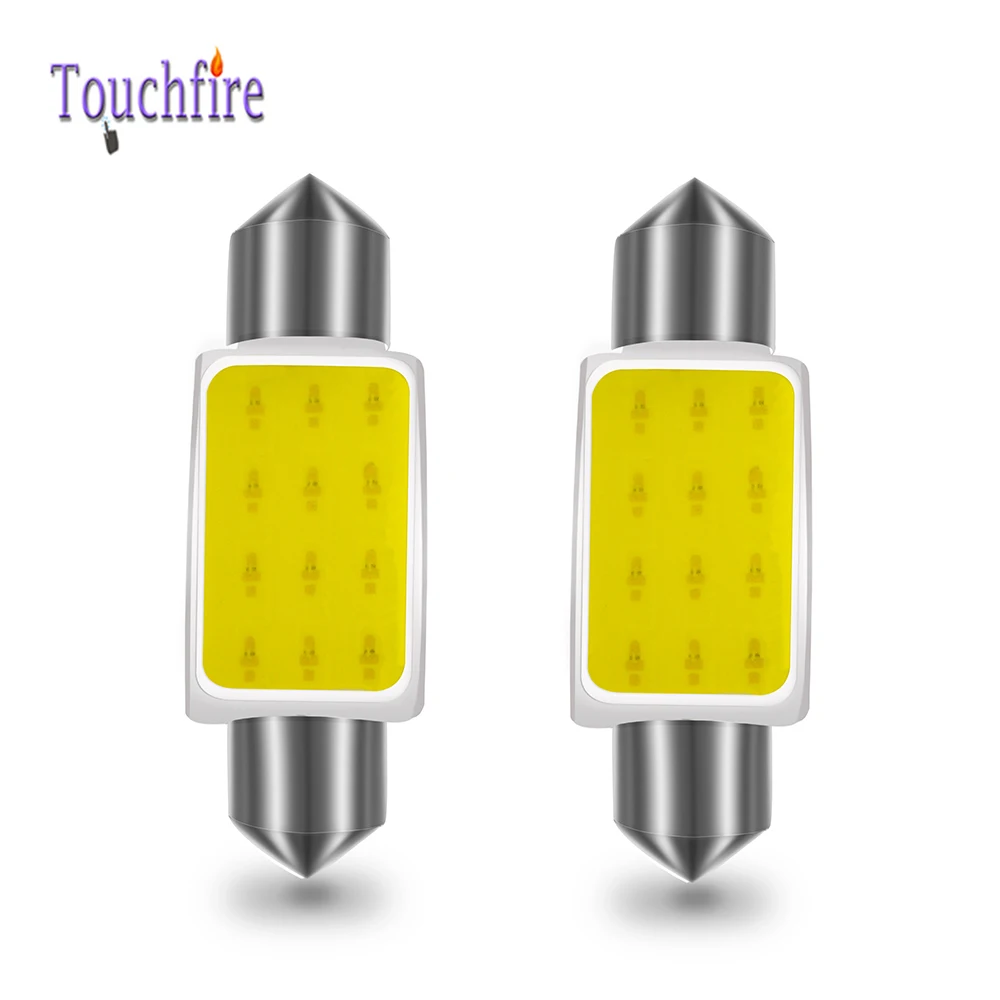 500 шт. гирлянда C5W C10W светодиодный 31/36/39/41 мм 12SMD COB лампы для передних автомобильных купол для чтения внутренняя Лицензия плиты светильник Автомобильная Лампа 6000K 12V