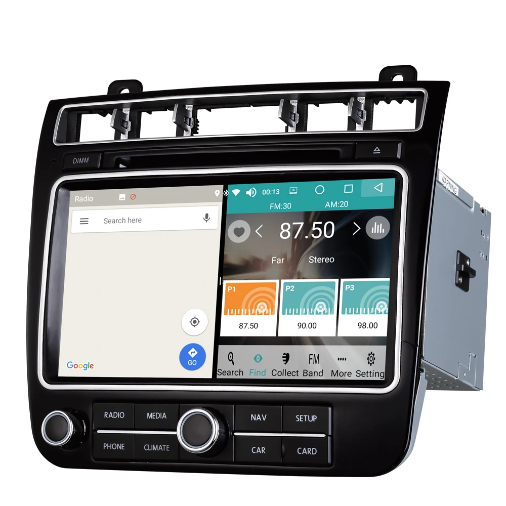 Android 8,0 Автомобильный мультимедийный плеер 4G/32G Автомобильный DVD для VW/Volkswagen Touareg- 8 дюймов сенсорный экран радио gps