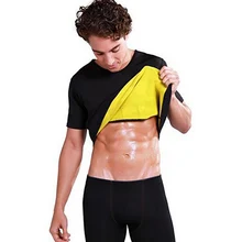 Мужская термальная формирователь тела рубашка для коррекции фигуры Формирователи компрессионная тонкая рубашка неопрен Талия утягивающий корсет тонкий жилет футболка