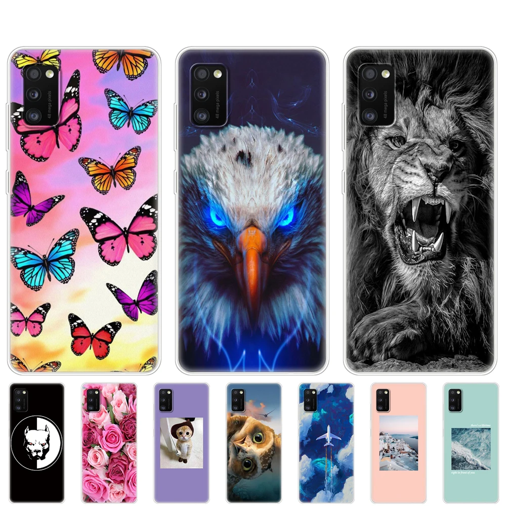 Per Samsung Galaxy A41 Custodia 6.1 "Cover Morbida In Silicone Per Samsung A41 Galaxy A41 A 41 A415 Sm-A415Fzwmser Paraurti