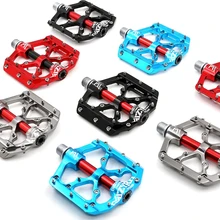 Mountain-Bike Pedals with Anti-Slip Nail-3 Sealed-Bearing-Platform-Pedal MTB Road Bicycle