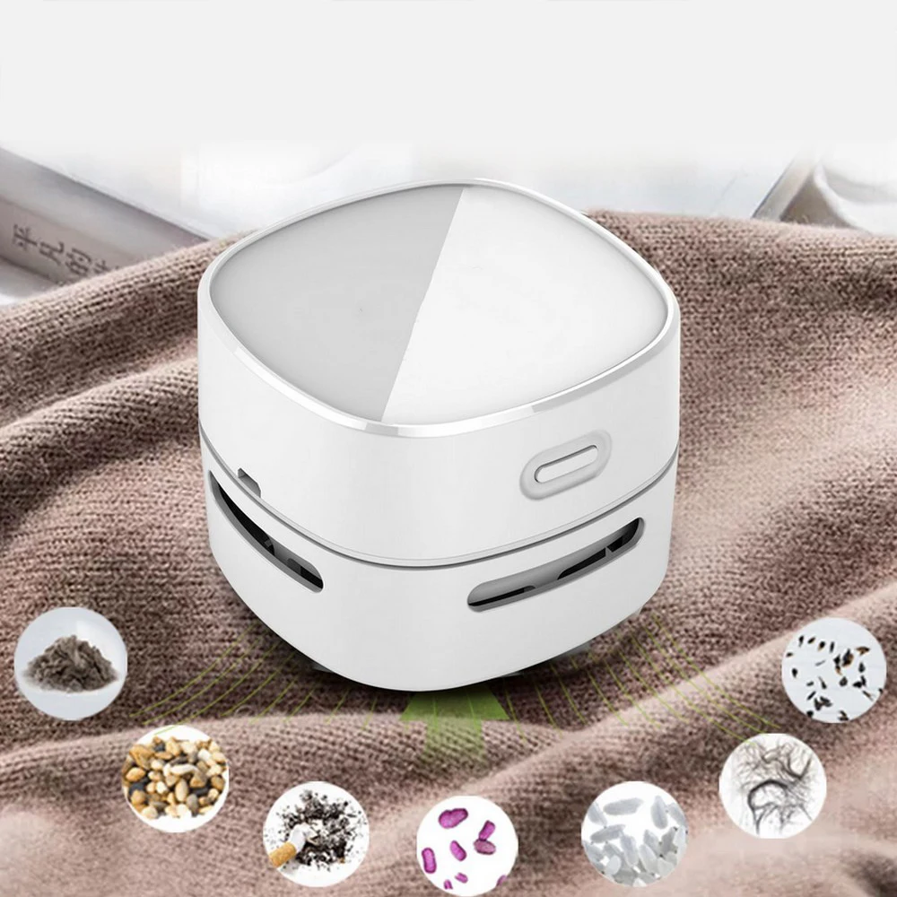 

Mini Car Vacuum Cleaner Cordless Table Crumb Dust Sweeper For Home Office Cars USB Rechargeable Handheld Vacuum Cleaner