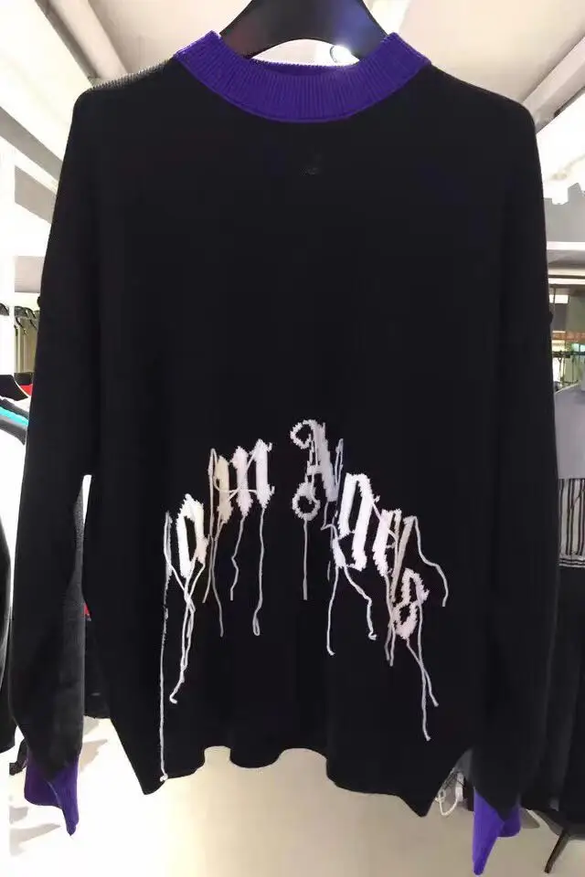 

Palm Angels NEW Sweaters Men Women Streetwear Winter Xxxtentacion Stranger Things Skateboard Palm Angels Hip Hop NEW Sweaters