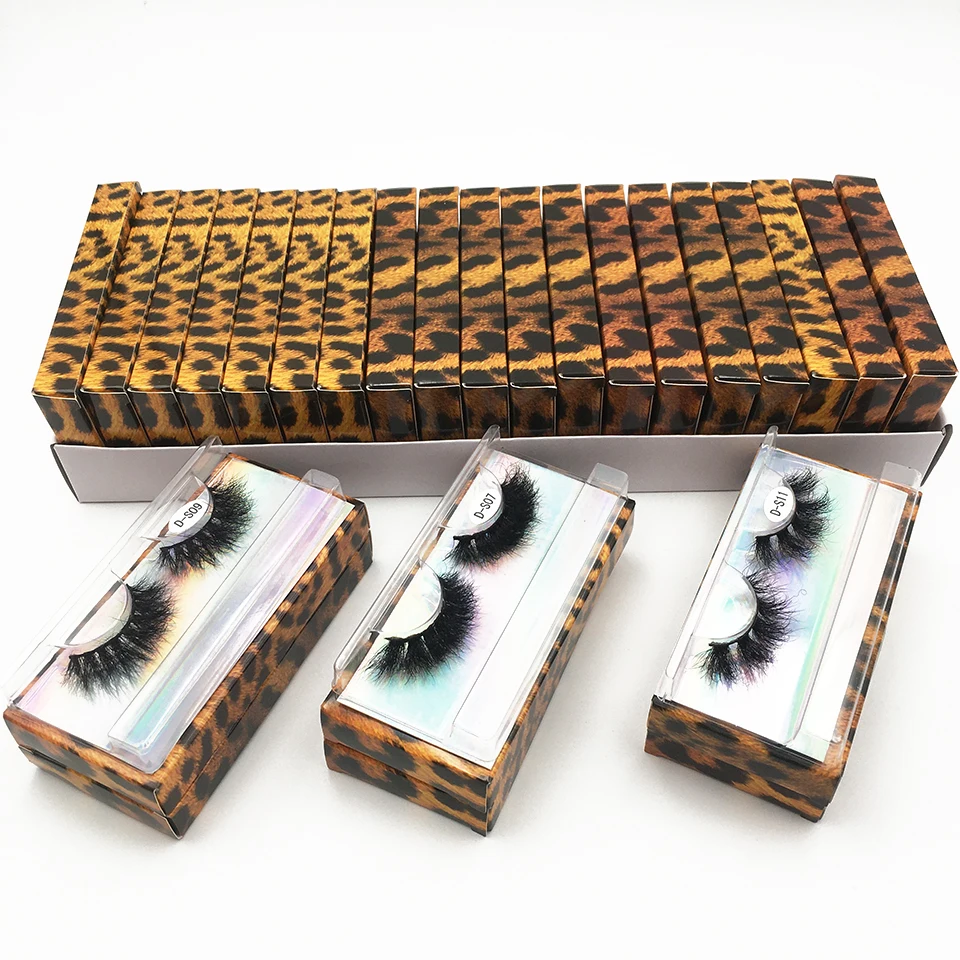 3d Mink Lashes 10100 Pairs Real Mink Eyelash Packaging Cases Wholesale Makeup Eyelashes Vendor