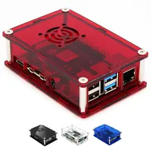 Акриловый чехол PMMA для Raspberry PI 4 Model B пластиковый корпус 1 гб/2 гб/4