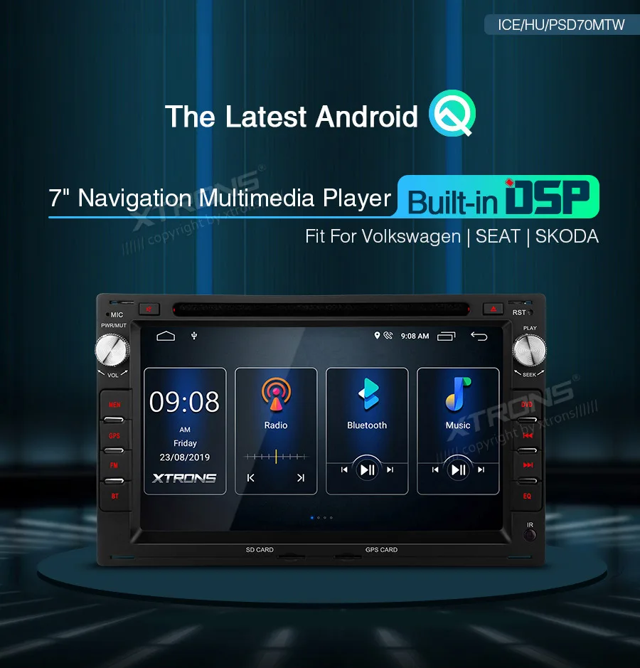 " Android 10,0 Q OS автомобильный DVD Мультимедиа gps радио для Seat Toledo 1M 1999-2004& Leon 1M 1999-2005& Cordoba 6L 2002-2008