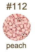 112 225 цветов# L Yantjouet 2,6 мм Мини бисер 2000 шт./кор. Хама бусины perler легко хранить для детей железные бусины высокого качества - Цвет: 112