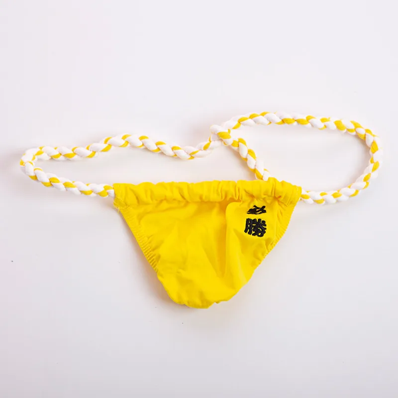 YUFEIDA - Perizoma Da Uomo, A Vita Bassa, Per Wrestling, Confezione Da 4, Perizoma Estivo In Seta, 4 Pezzi, L - Foto 8