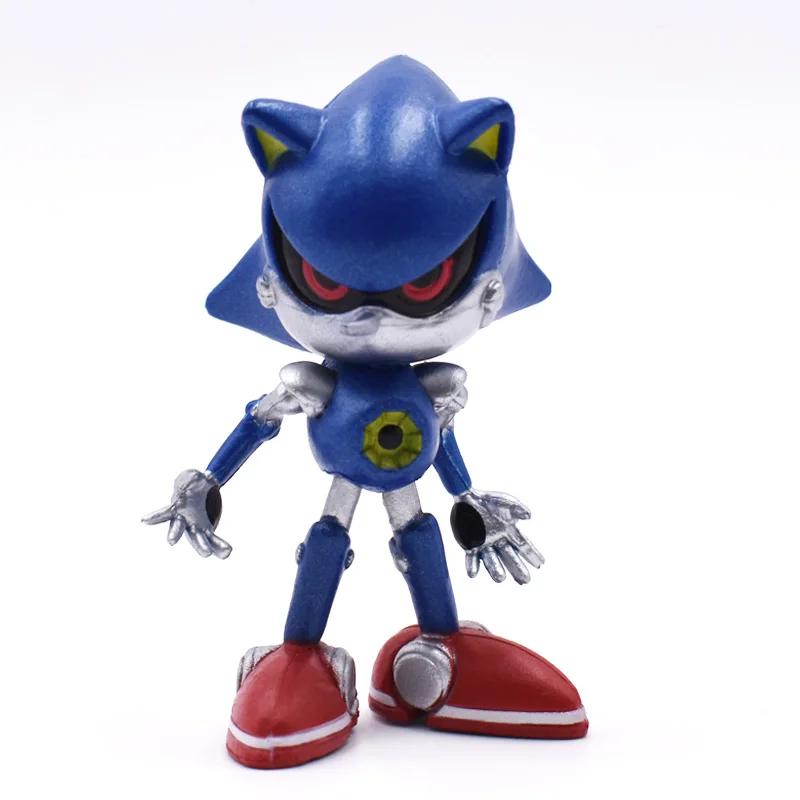 6Pcs/Set Sonic Figures Toy Pvc Toy Sonic Shadow Tails Characters Figure Toys For Children Animals Toys Set Free Shipping